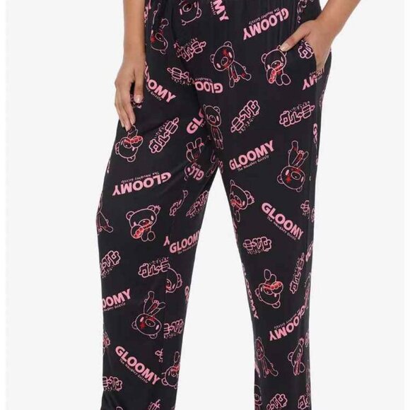 Gloomy Bear Logo Pajama Pants - Picture 1 of 4